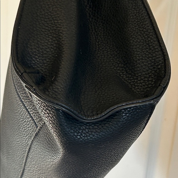 Foley + Corinna Black Faux Leather Bag briefcase with Gold Accents - Picture 13 of 16